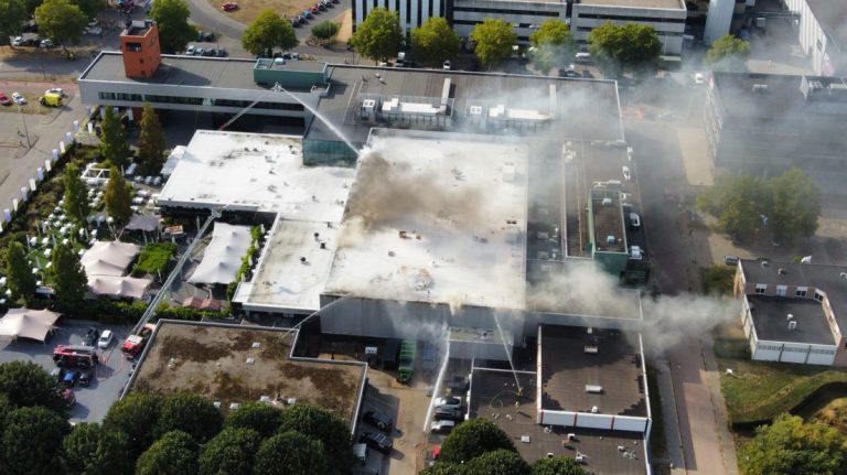 Het NBC Congrescentrum sluit tot nader bericht wegens grote brand